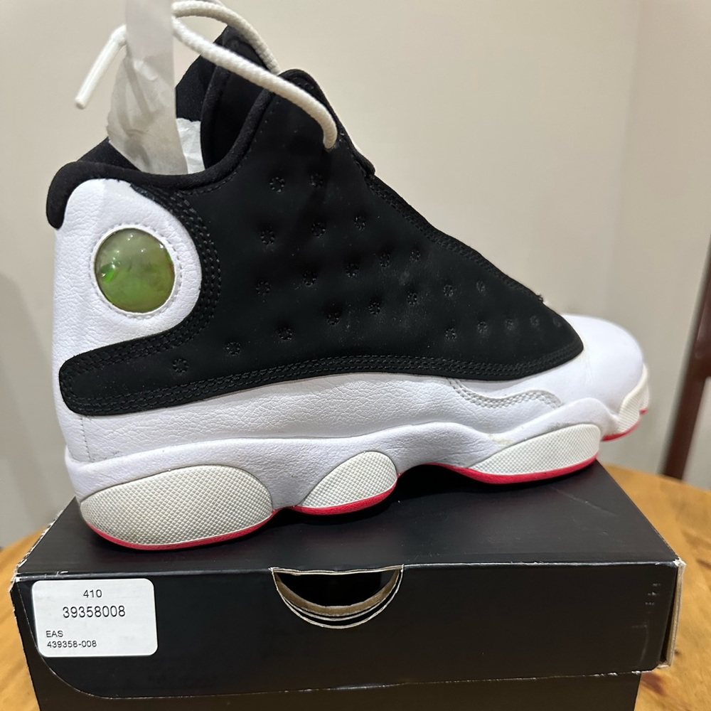 Jordan 13 White, Black, & Pink